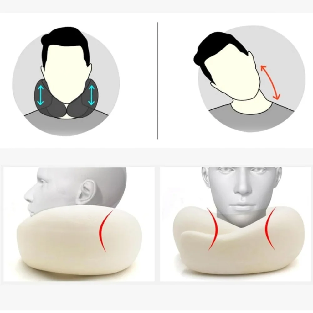 Travel Pillow for Airplane,Travel Neck Pillow, Memory Foam Travel Pillow
